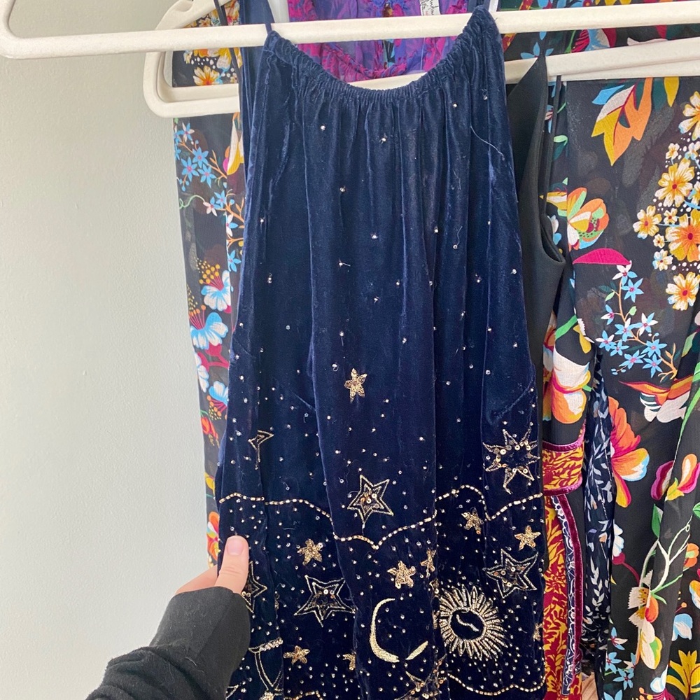 Free people moon and stars top